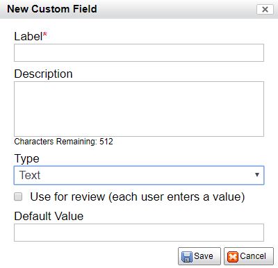 FastTest Add Custom Fields