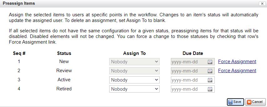 FastTest Force assignment Link