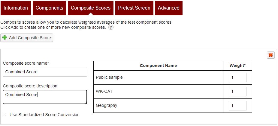 FT Comp Scores