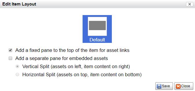 Layout Pane - Link