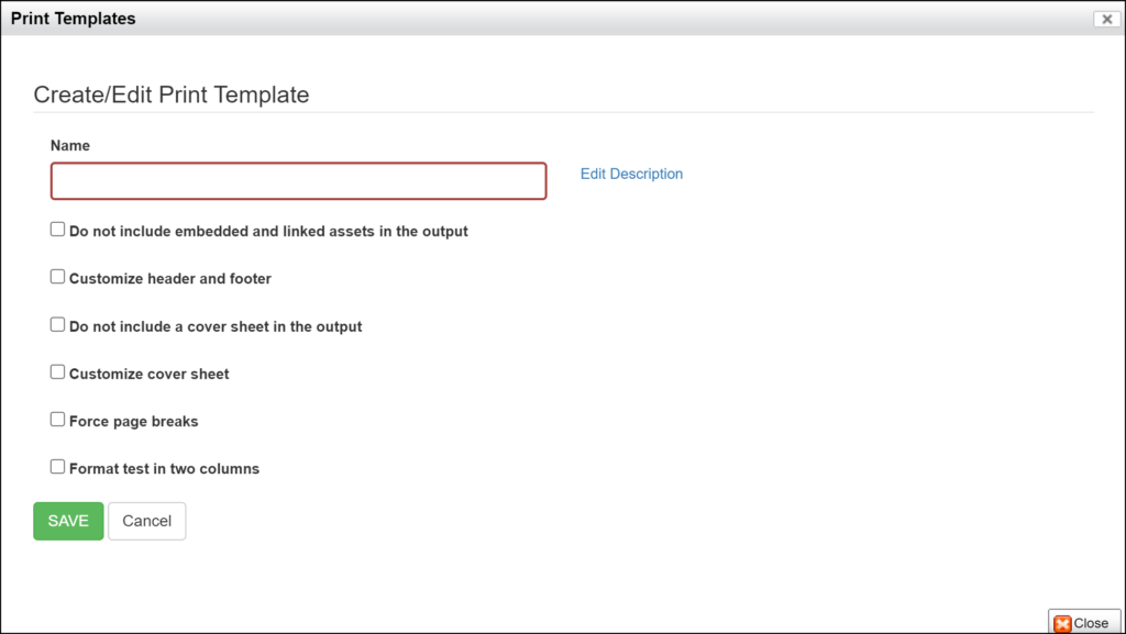 New PDF (beta) options - Delivering Paper and Pencil Tests