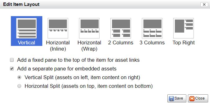 Split Pane Layout