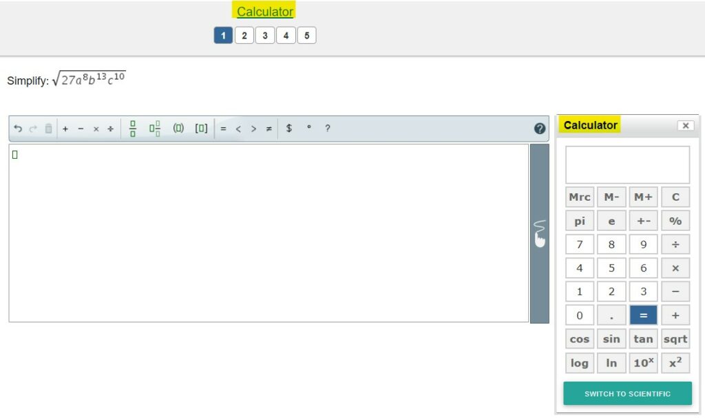 Calculator View
