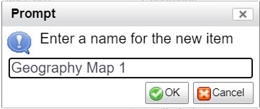Creating a new item prompt - Guide for All Users