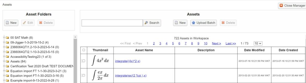 Figure 2.5 Asset Manager
