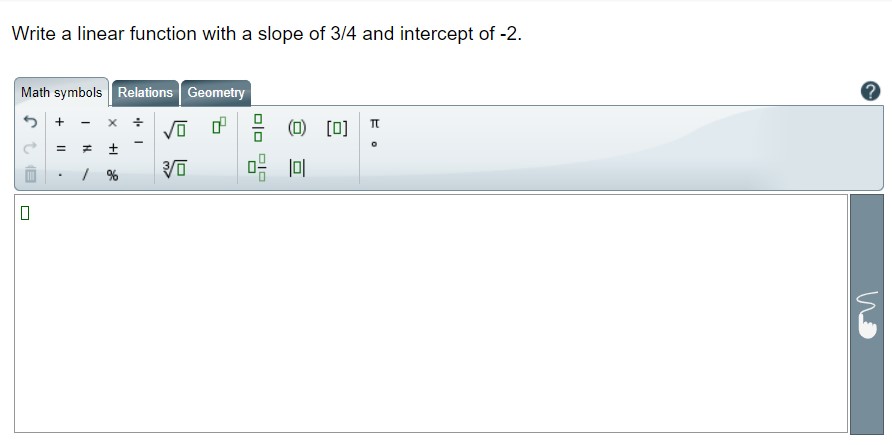 Math Equation - Student View - Overview of Item Types